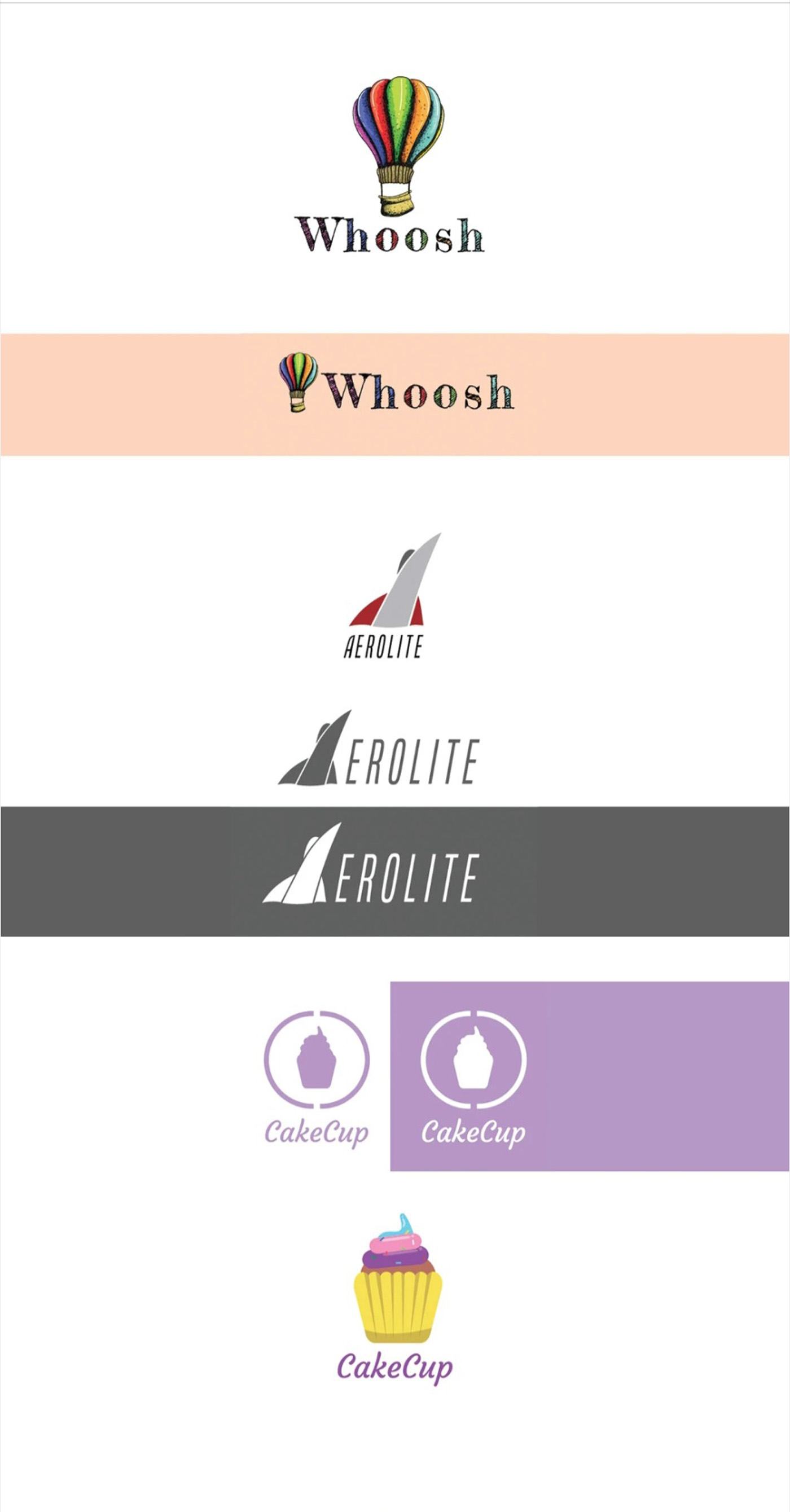 Logo collection closeup